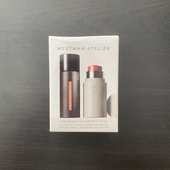 Westman Atelier Squeaky & Cheeky Duo II - Lip Balm & Blush Stick - Nana Bichette - Picture 2 of 4